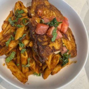 Tilapia with Pasta