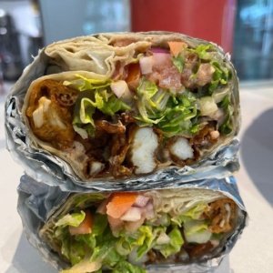 crispy chicken wrap